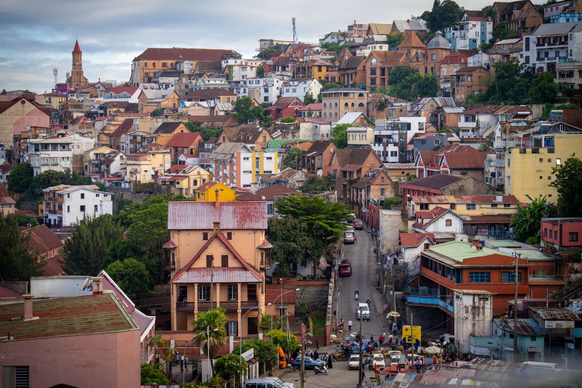 Vue d'Antananarivo, Madagascar